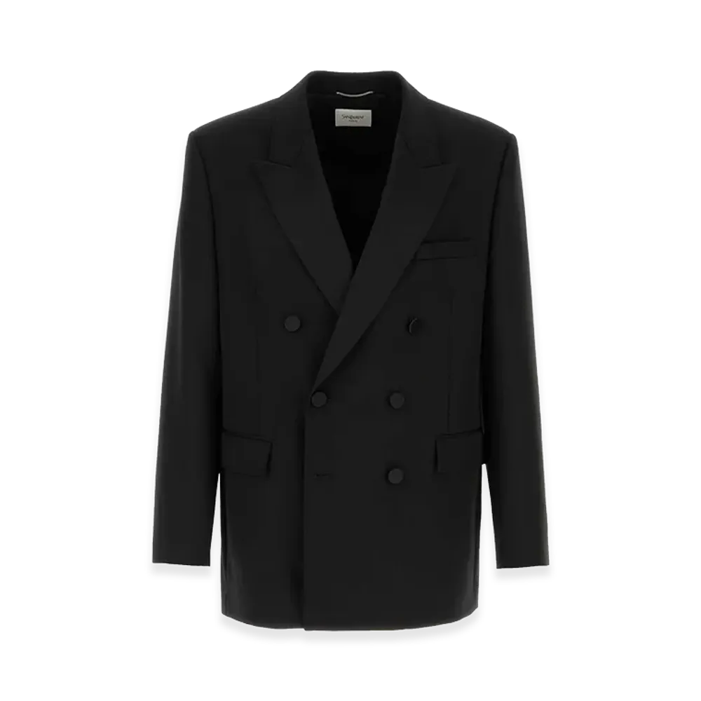 Saint Laurent Wool Blazer "Black"