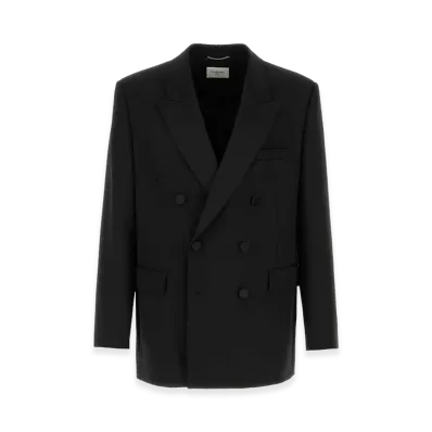 Saint Laurent Wool Blazer "Black"
