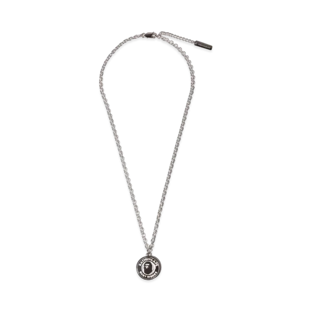 A BATHING APE Busy Works Necklace "Silver"
