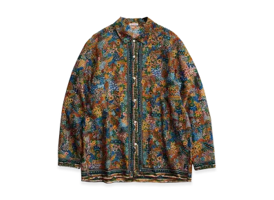 NICENESS P.Jamet Graphic Scarf Open-Collar Shirt "Ivory"