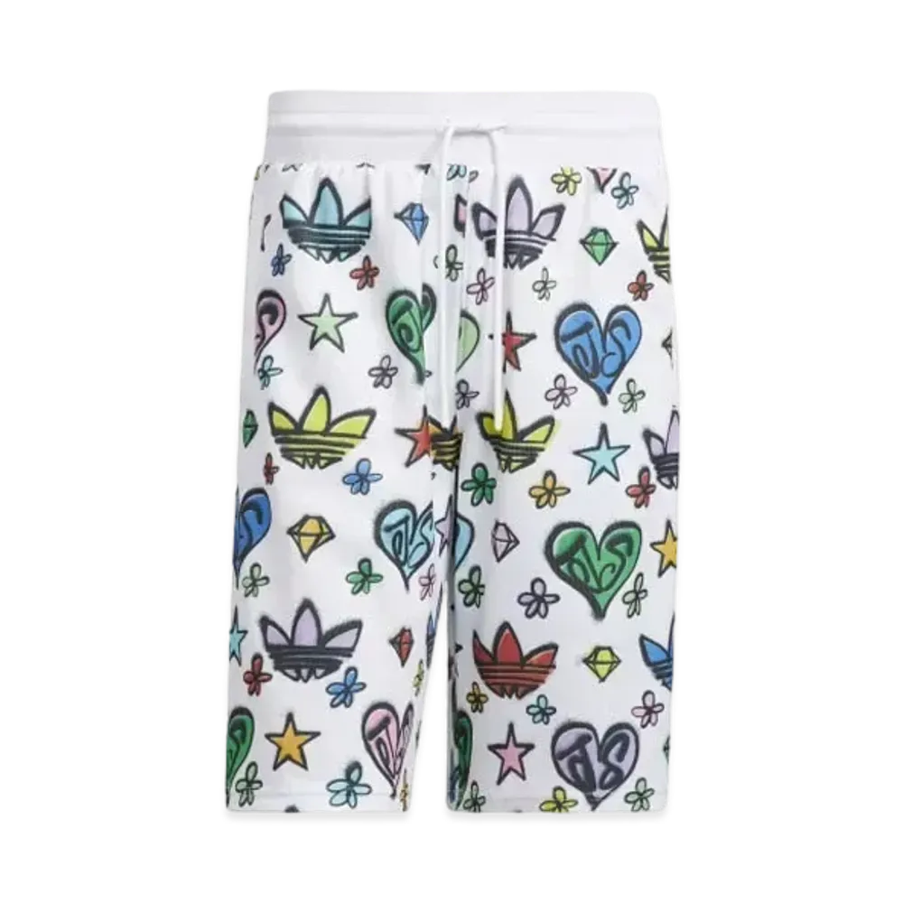 adidas JEREMY SCOTT Monogram Shorts "White"