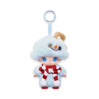 POP MART DIMOO Snowman Plush Keychain