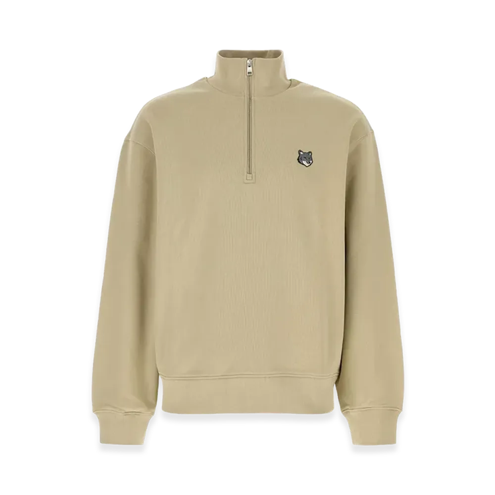 Maison Kitsune Cotton Sweatshirt "Green/Khaki"