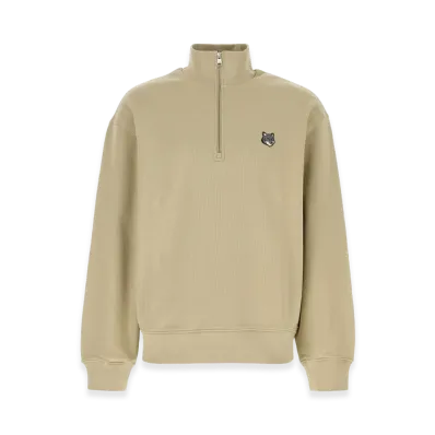 Maison Kitsune Cotton Sweatshirt "Green/Khaki"