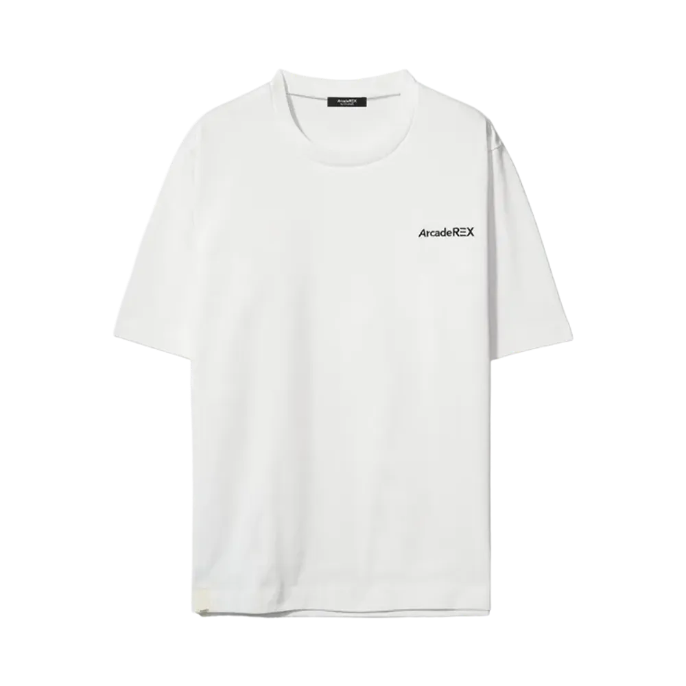 Arcade REX by ChroNoiR \ EMBROIDERY LOGO S/S T-SHIRT "WHITE"