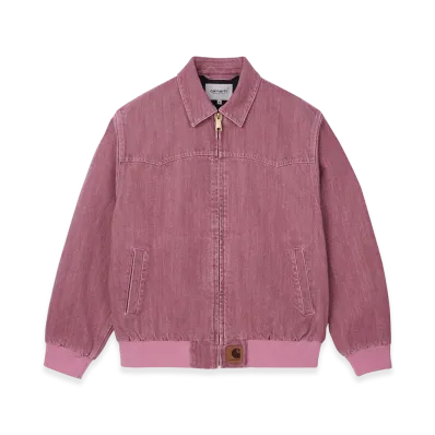 Carhartt WIP Og Santa Fe Jacket "Foxglove Enzyme Bleach Washed"