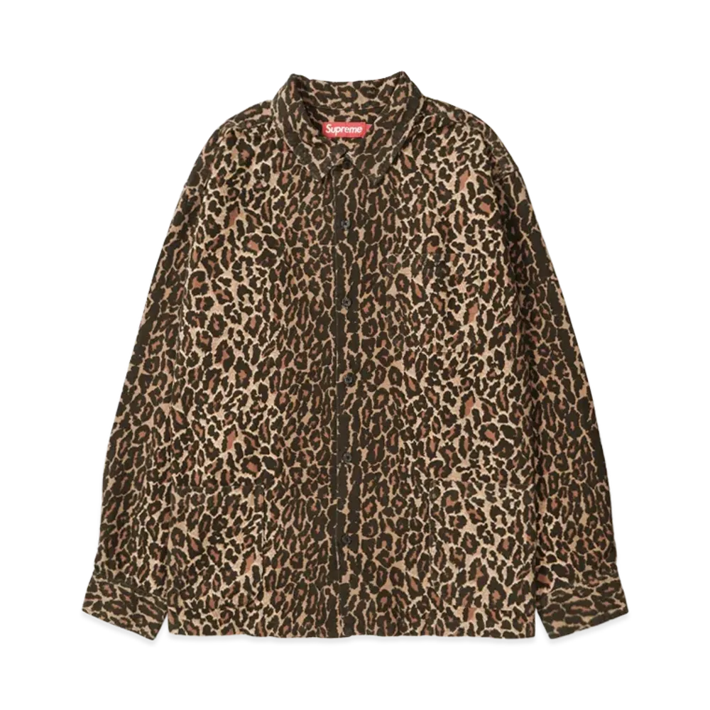 Supreme Flannel Pajama Shirt "Leopard"