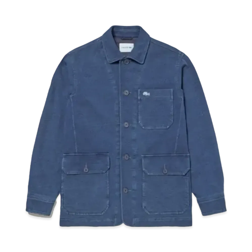 LACOSTE Indigo Picket Coveralls "Blue"