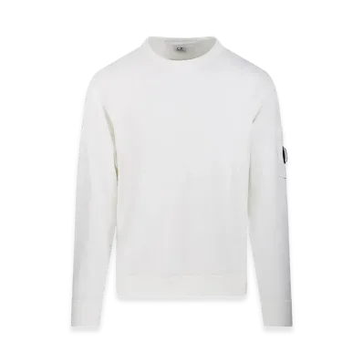 C.P. Company Crew-Neck Sweatshirt "White"