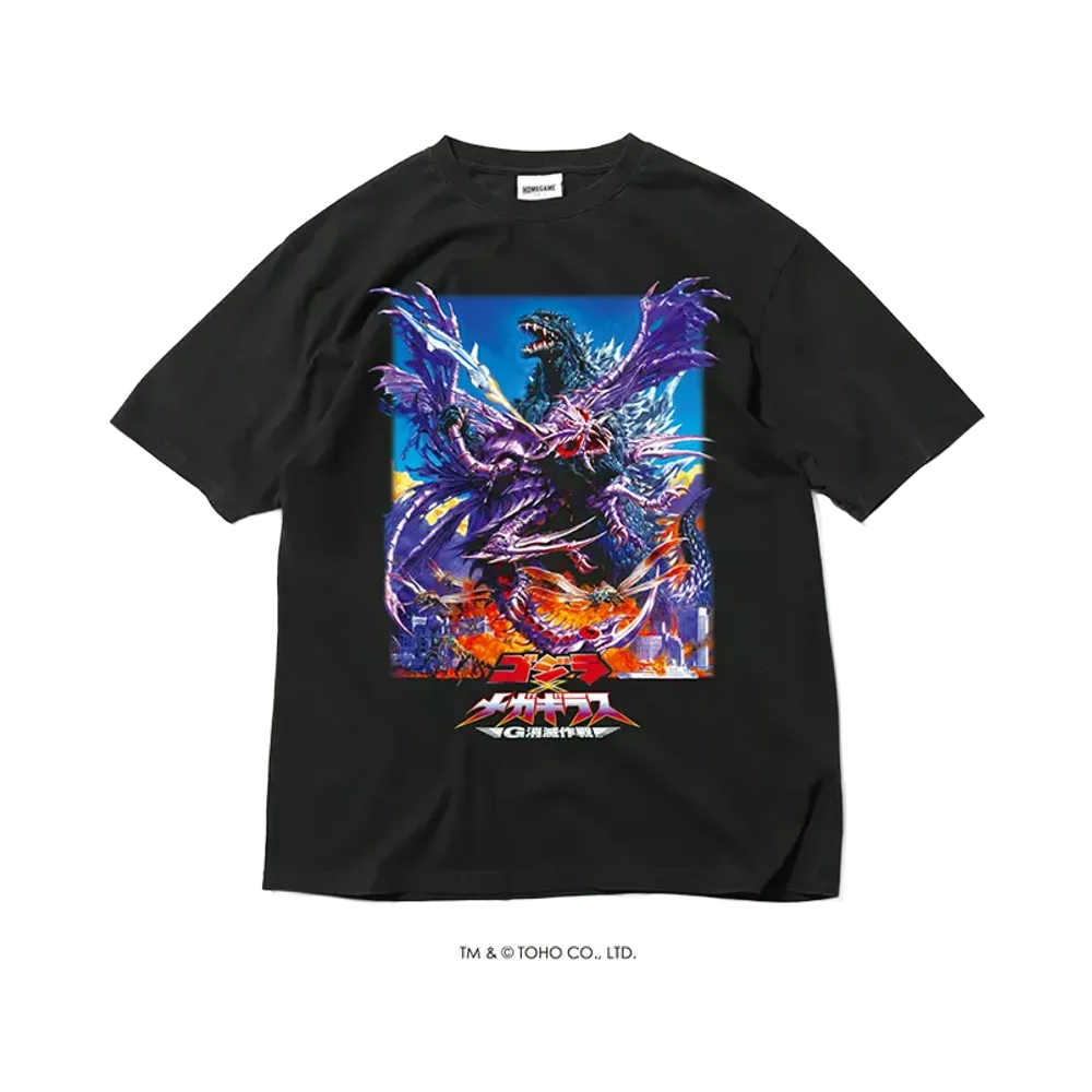 GODZILLA | HOMEGAME \ 2000 ゴジラ×メガギラス G消滅作戦 TEE BLACK