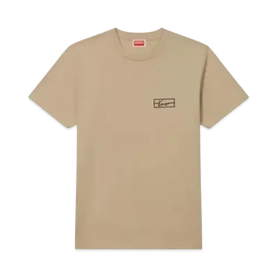 KENZO 'Weave' Embroidery Slim T-shirt "Beige"