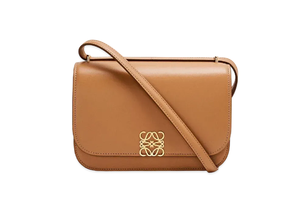 LOEWE Small Goya Bag In Silk Calfskin "Warm Desert"