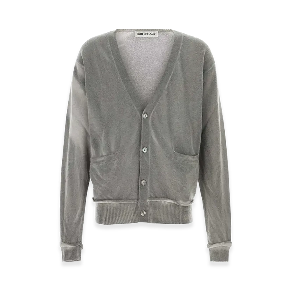 OUR LEGACY Wool Cardigan "Grey"