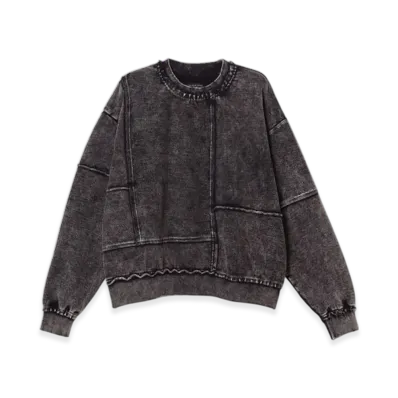 F-LAGSTUF-F Inside Out Boro Sweat "Black"