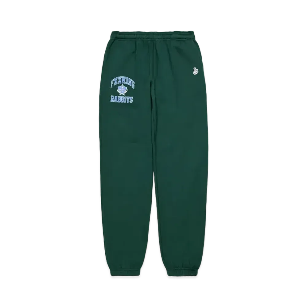 FR2 College logo Sweat pants "Green"