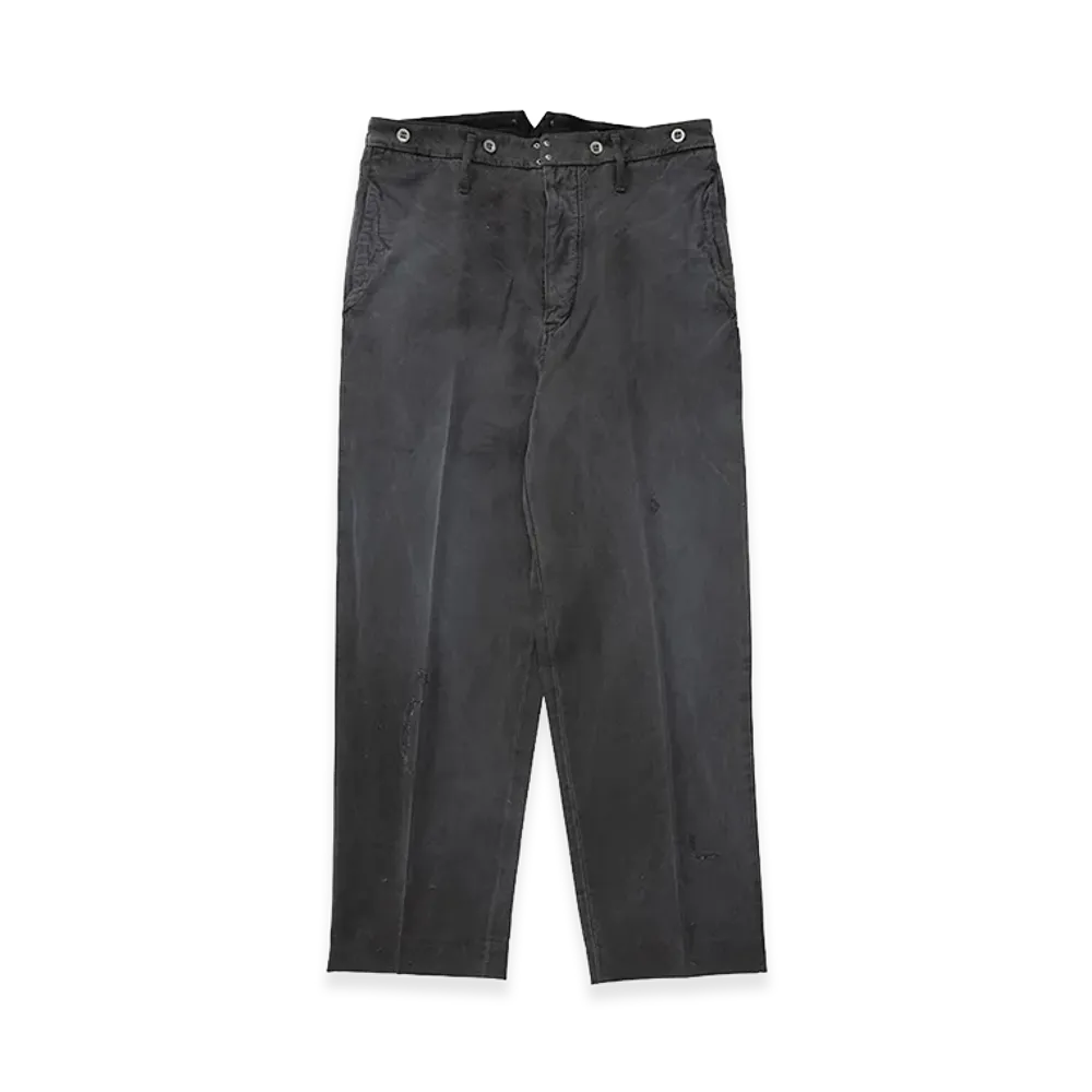 visvim Pastoral HW Pants DMGD "Black"