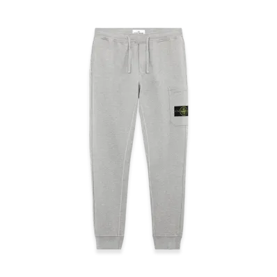 Stone Island 64551 Cotton Fleece Slim Fit Cargo Jogging Pants - 24FW "Dust Melange"