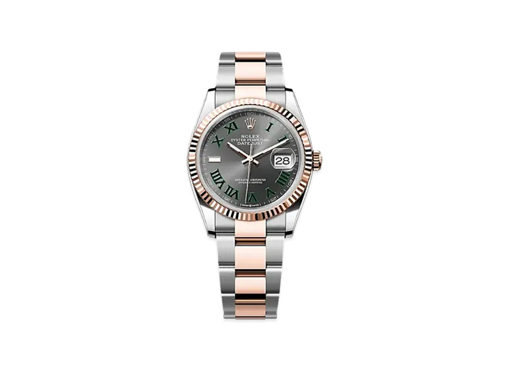 ROLEX Datejust 36 Oystersteel & Everose Gold "Grey"