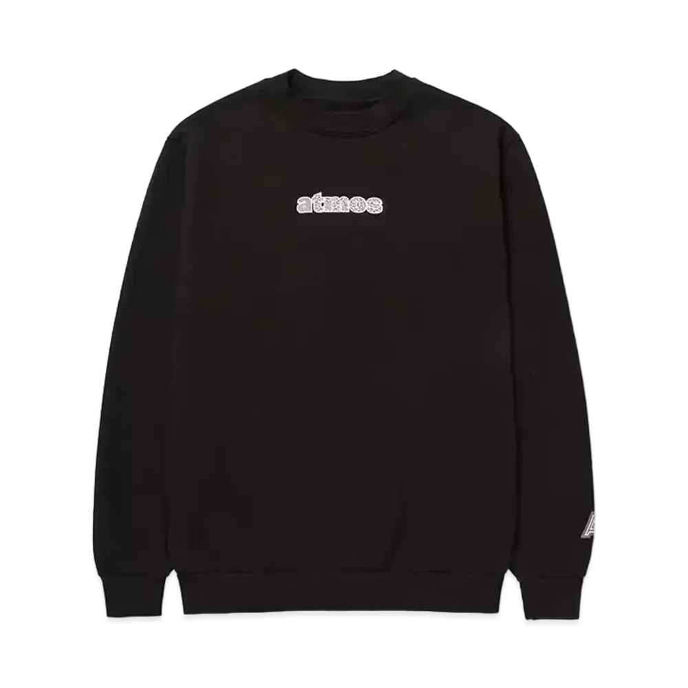 atmos x ALBINO & PRETO Script Crewneck "Black"