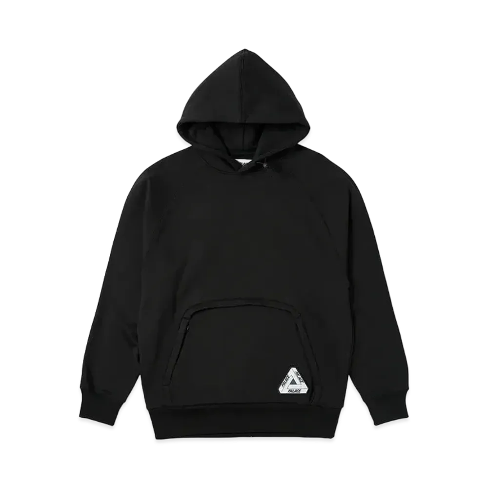 PALACE Tri Pocket Hood "Black"