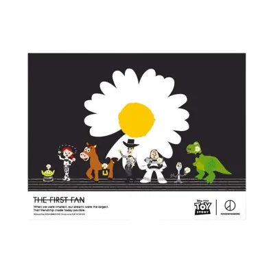 PEACEMINUSONE x Toy Story THE FIRST FAN Poster A3 10 "Black" / G-DRAGON