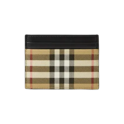 Burberry Check Card Case "Archive Beige"