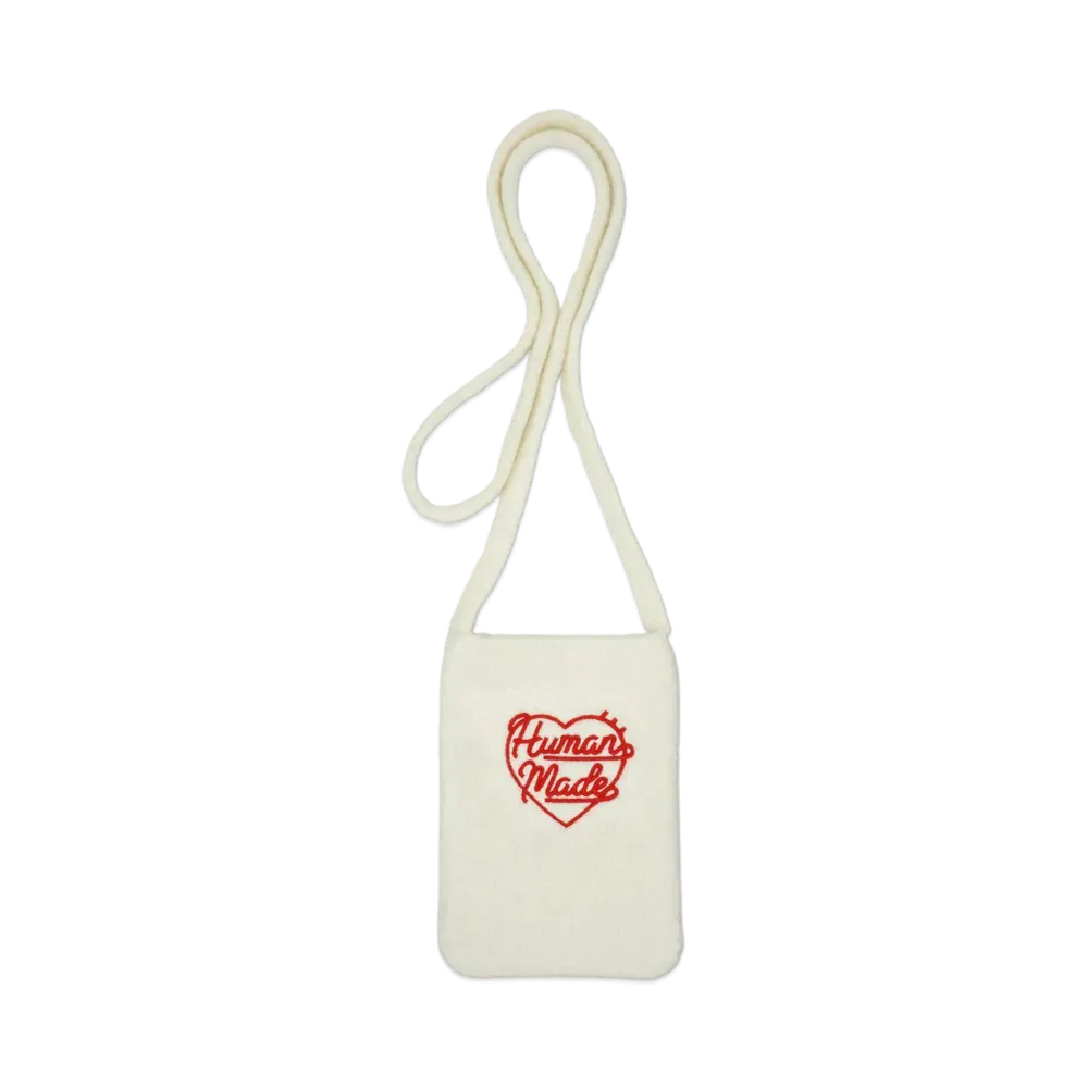 HUMAN MADE Knit Mini Shoulder Bag "White"