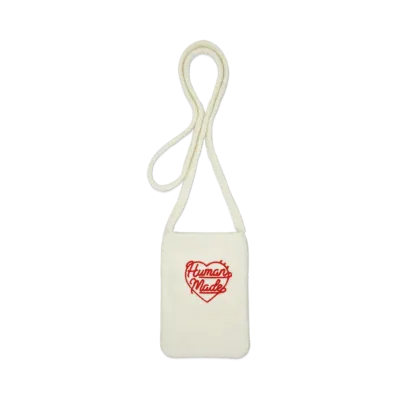HUMAN MADE Knit Mini Shoulder Bag "White"