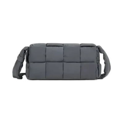 Bottega Veneta Padded Tech Cassette Crossbody Bag "Grey/Pool"