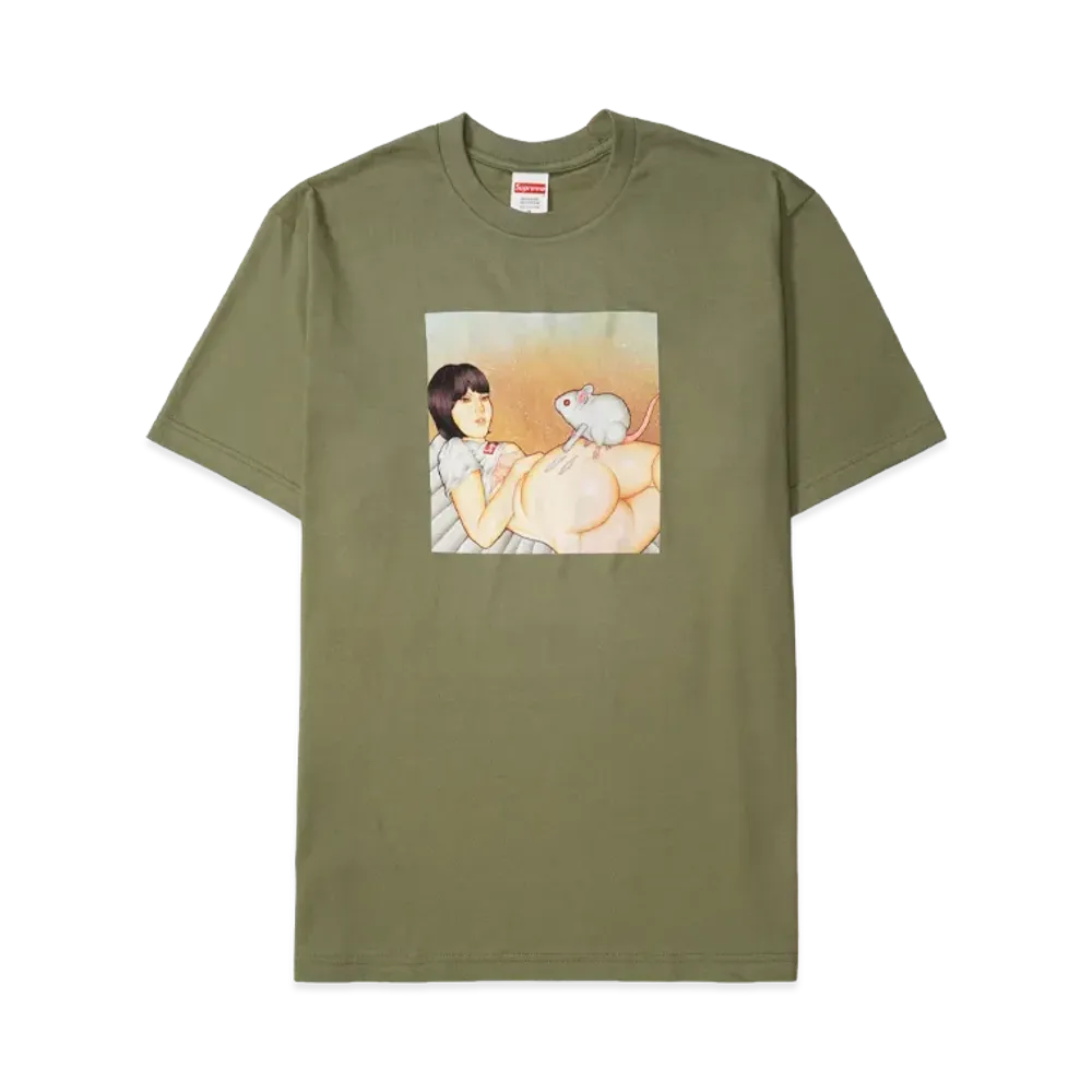 Supreme Mouse Tee "Olive"