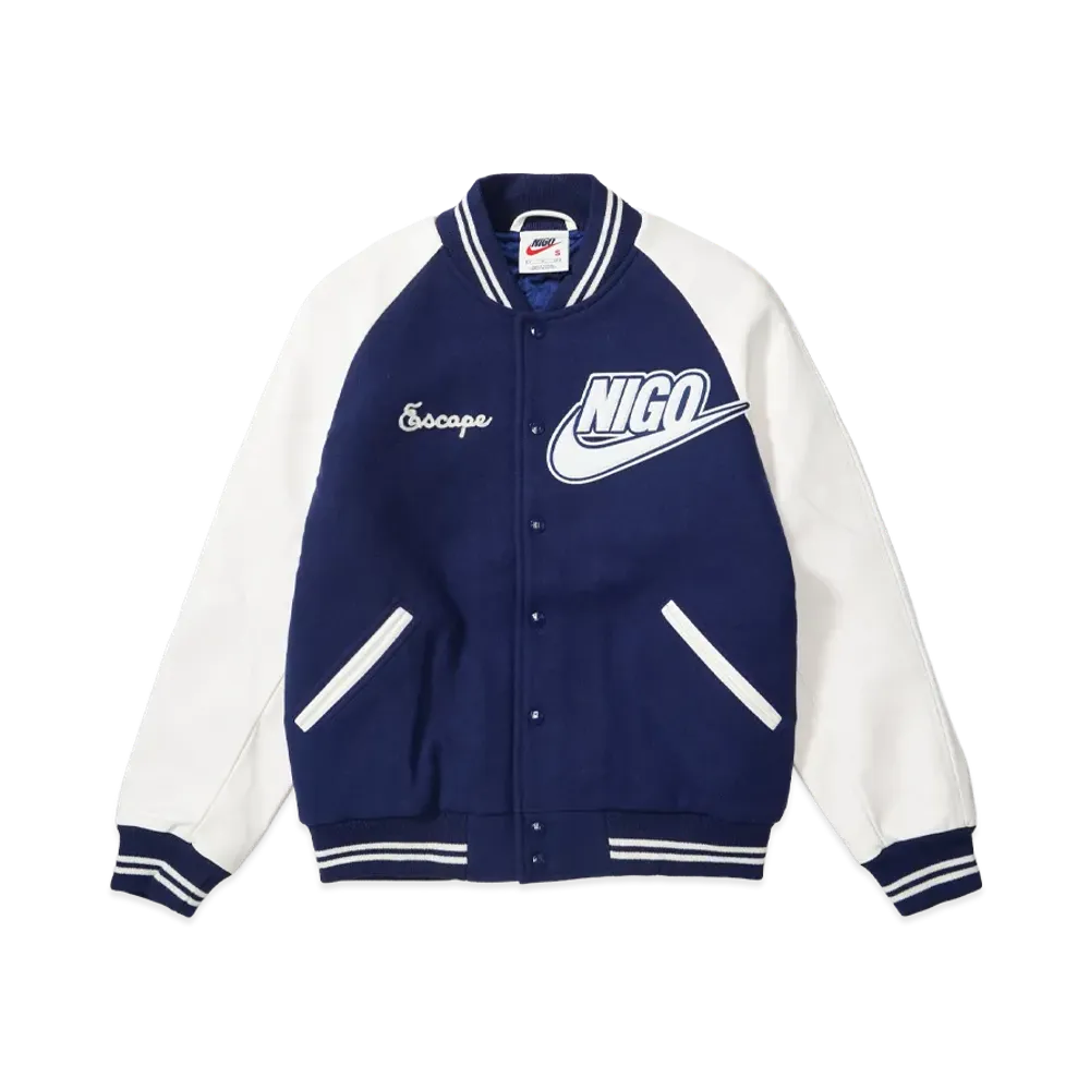 NIGO x Nike NRG Varsity Jacket "Navy"(NIGO)
