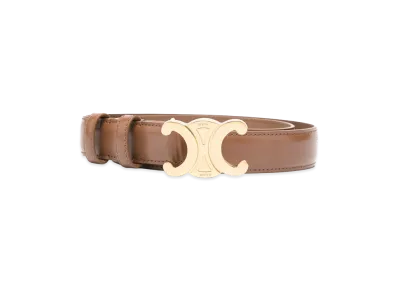CELINE Women's Capsule Belts "Brown"