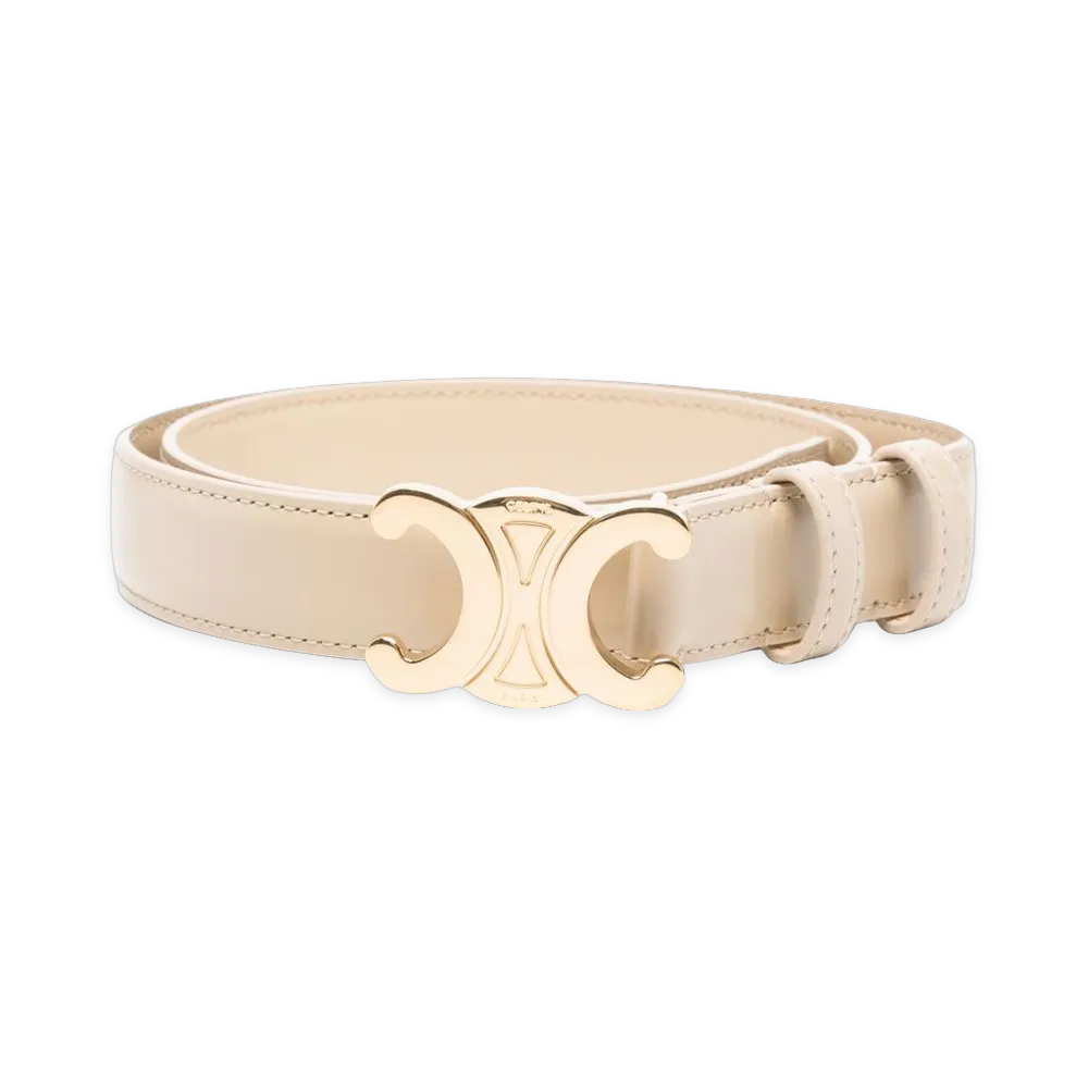 CELINE Capsule Belts "Ivory"