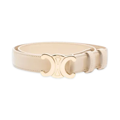 CELINE Capsule Belts "Ivory"
