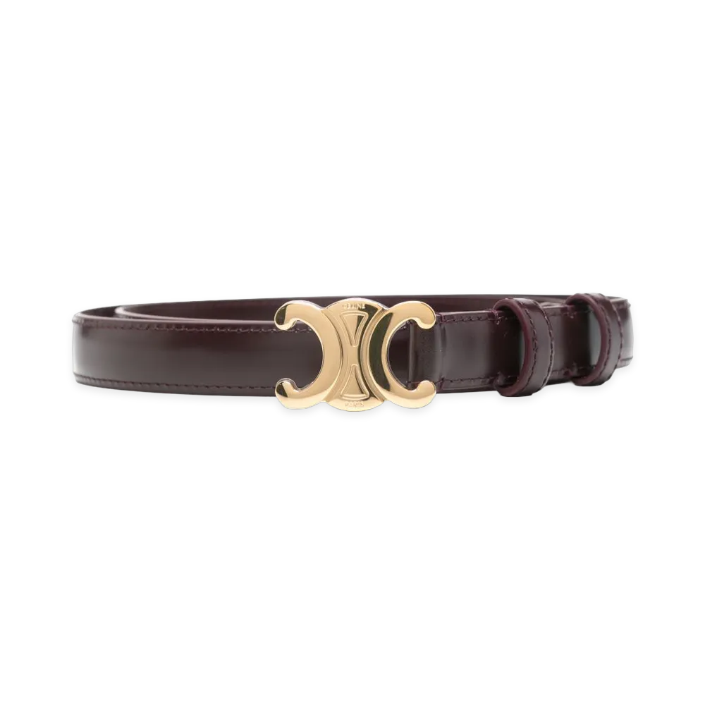 CELINE Capsule Belts "Bordeaux"