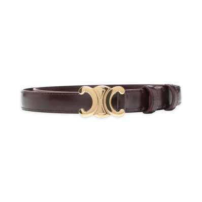 CELINE Capsule Belts "Bordeaux"