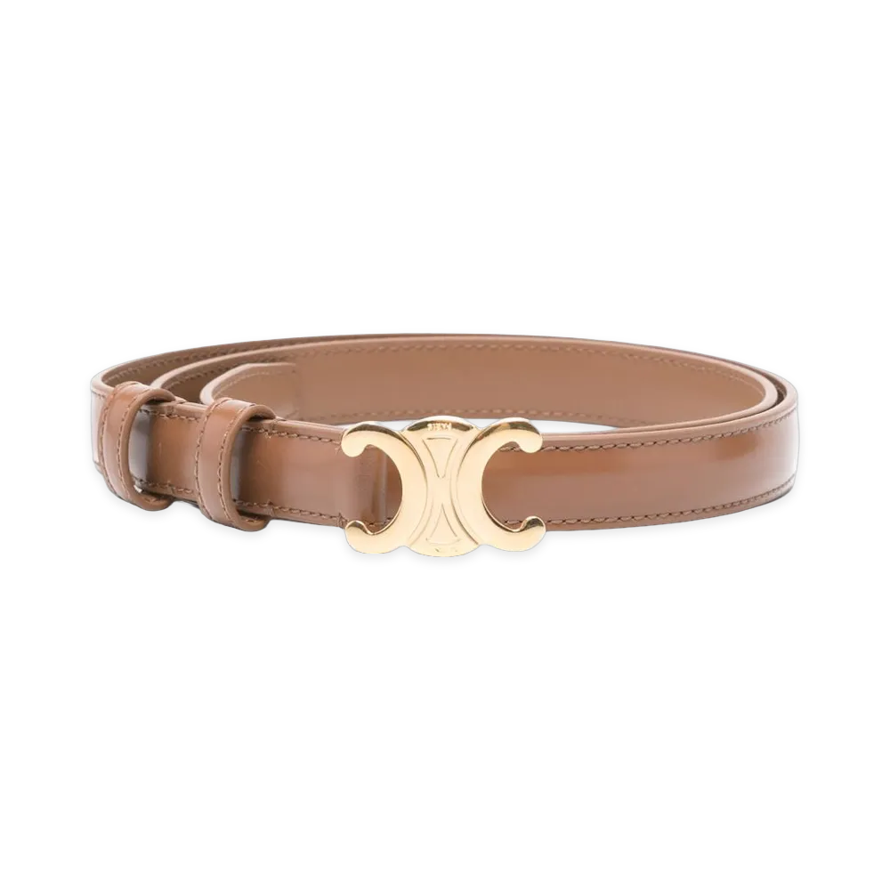 CELINE Capsule Belts "Brown"