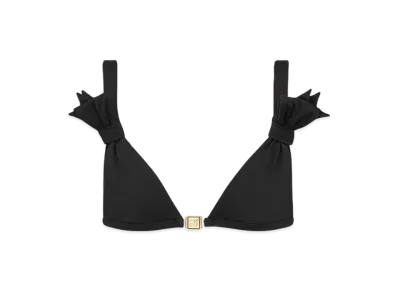 Dior Women's Technical Fabric Bikini Top "Black"