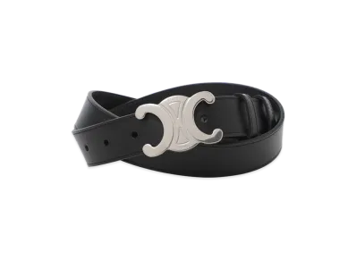 CELINE Large Triomphe Belt "Black"