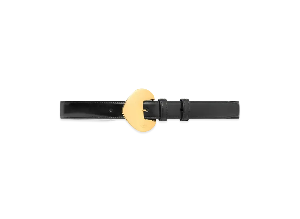 CELINE BC-11 25MM Belt In Taurillon Leather "Black"
