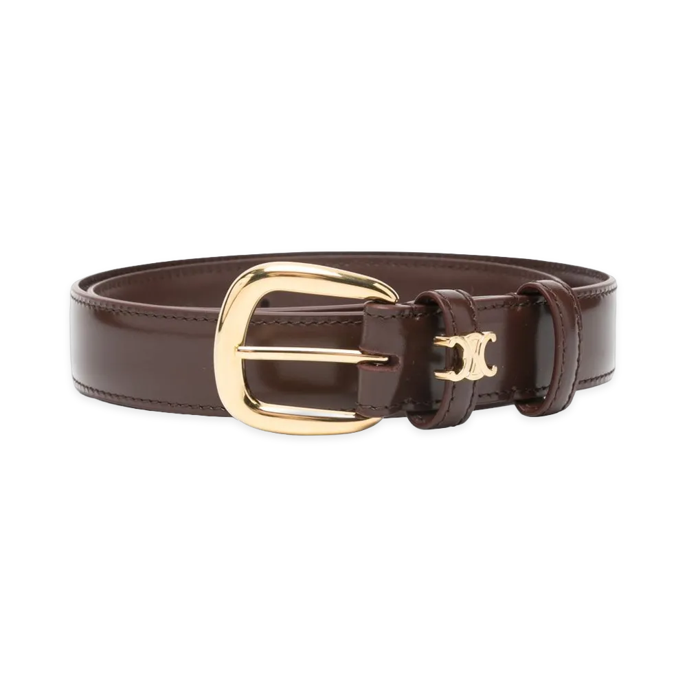 CELINE Capsule Belts "Brown"