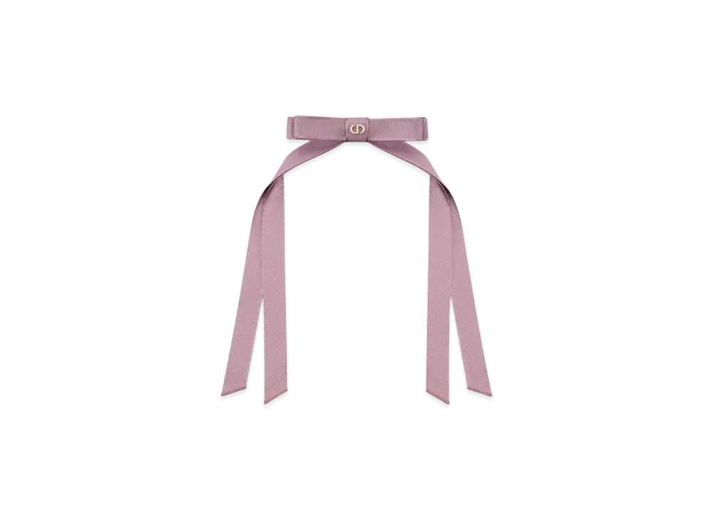 Dior Twist Bow Grosgrain "Peony Pink"