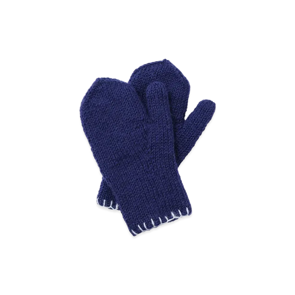 SEDAN ALL-PURPOSE Hand Knit Mitten "Navy"