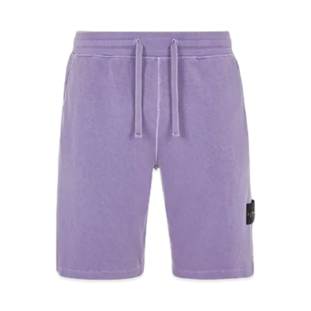 Stone Island 63460 Old Treatment Regular Fit Bermuda Shorts - 24SS "Lavender"