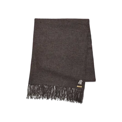 UNDERCOVER The Shepherd Fringed Cashmere Stole "Gray Mix"