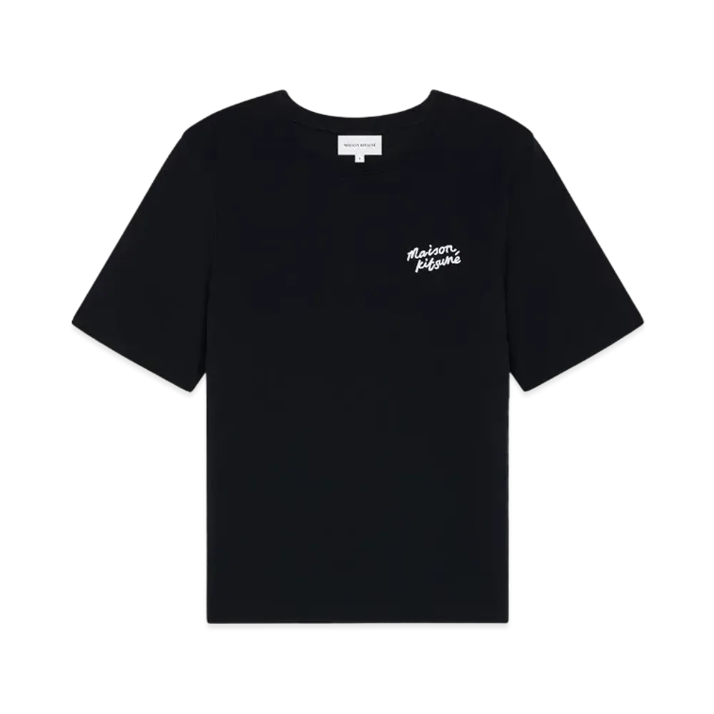 Maison Kitsune Handwriting Comfort T-Shirt "Black/White"
