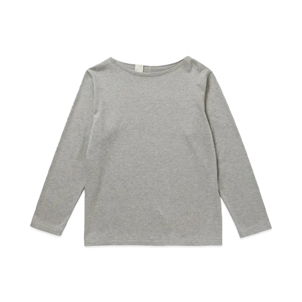N.HOOLYWOOD Boat Neck Long Sleeve "Top Gray"