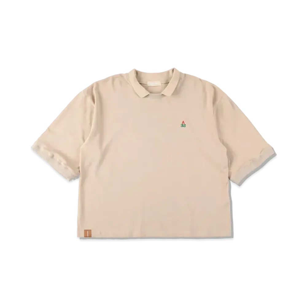 WIND AND SEA WDS A32 (DLM) KANOKO POLO SHIRT "Beige"