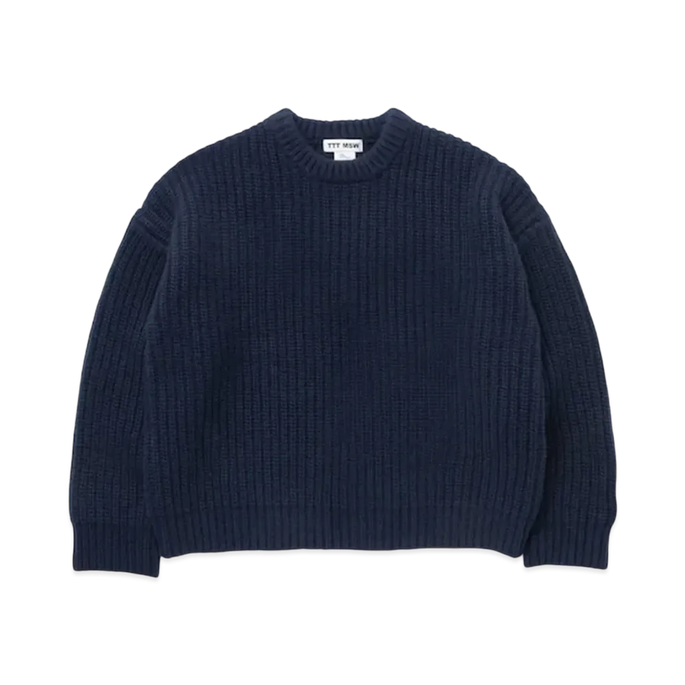 TTT MSW Cashmere Pullover Knit "Navy"