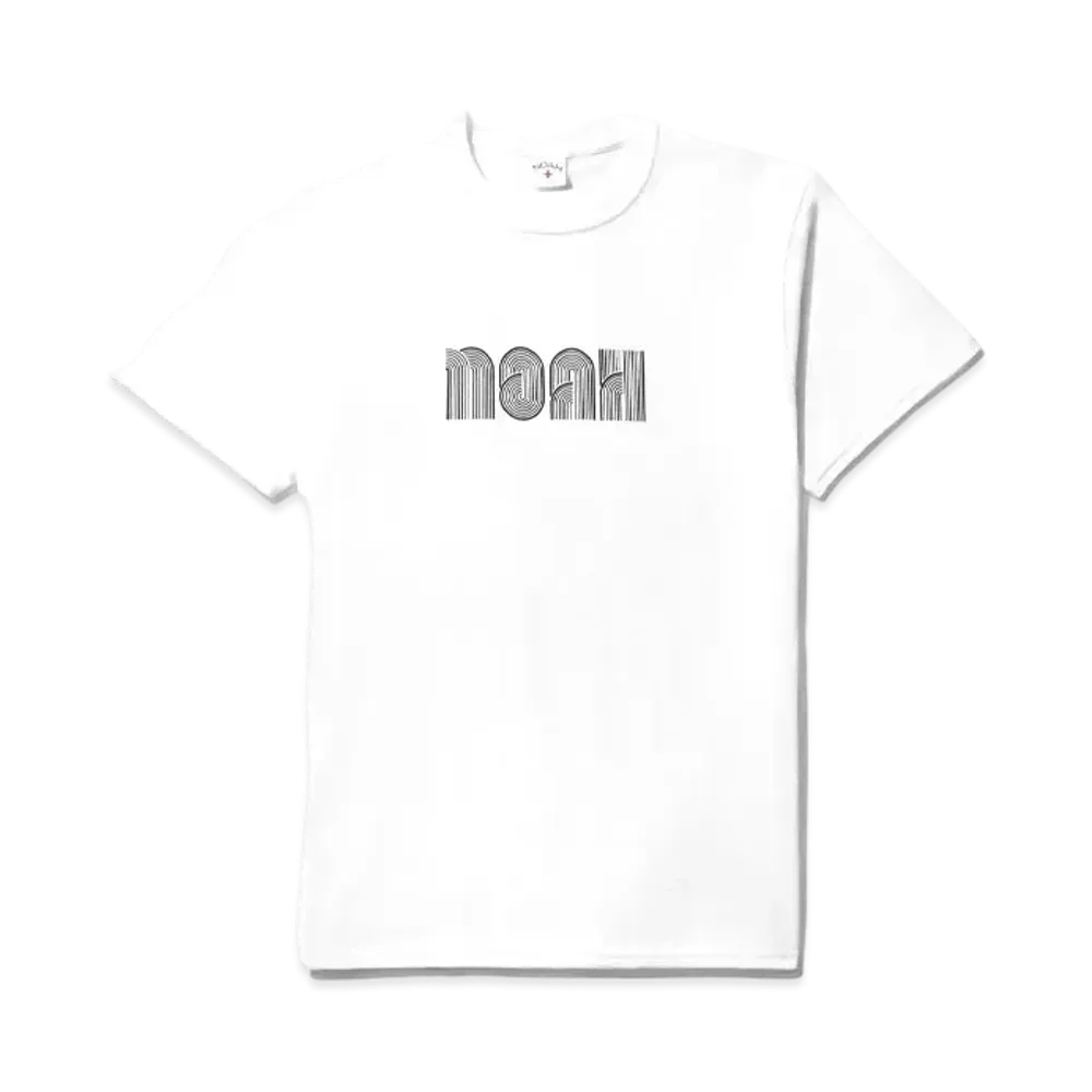 Noah Cascade Logo Tee "White"